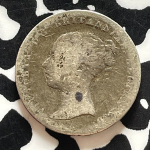 1838 Great Britain 4 Pence Fourpence Lot#T4885 Silver!