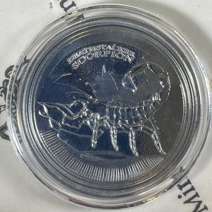 2017 Chad 5x Scorpion 500 Francs Scottsdale Mint Set Lot#B2645 Silver!