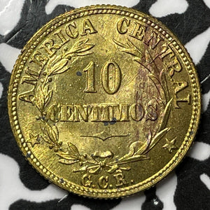 1941 Costa Rica 10 Centimos Lot#D7299 High Grade! Beautiful!