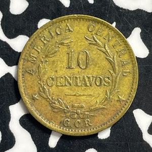1918 Costa Rica 10 Centavos Lot#C0476