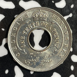 1950-KN British West Africa 1/10 Penny Lot#E1239 High Grade! Beautiful!