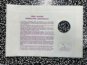 1978 Cook Islands Elizabeth II 25th $10 Dollars Proof & FDC Set Lot#B2808 Silver