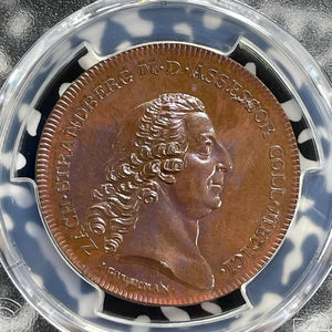 1794 Sweden Zacharias Strandberg Medal PCGS MS64 Lot#G1029 Hildebrand-229
