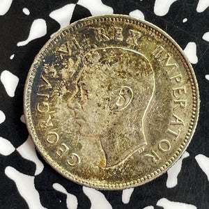1945 South Africa 2 Shillings Lot#C1118 Silver! Nice!