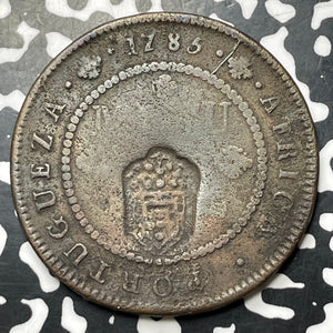 (1837) Angola 2 Macutas C/S On 1785 1 Macuta Lot#MK390 KM#51.2