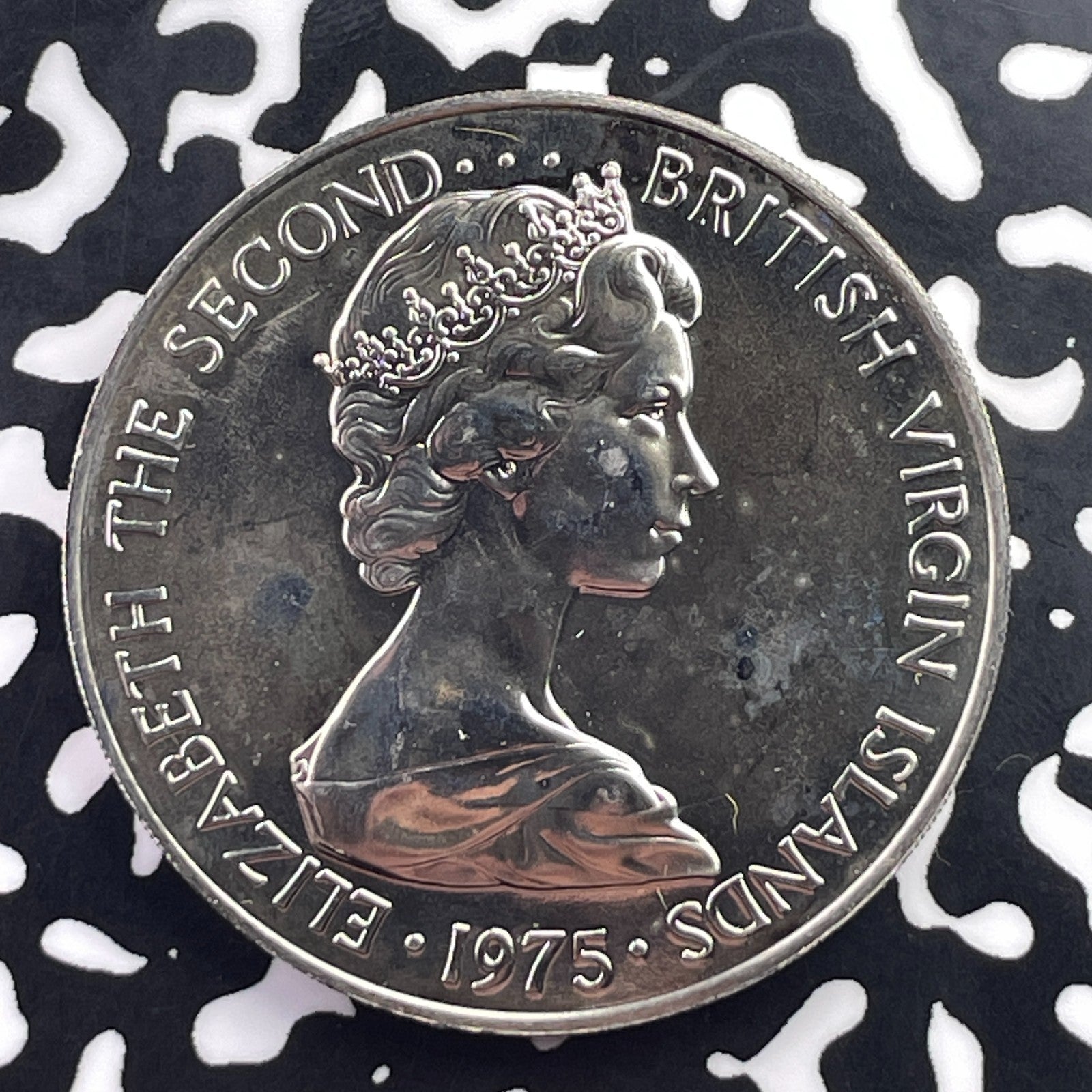 1975 British Virgin Islands $1 Dollar Lot#C5500 Low Mintage