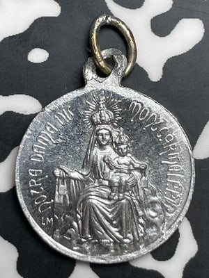 Undated Italy Jesus/Mary Religious Medalet Lot#T9819