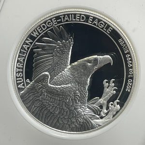 2020-P Australia Wedge-Tailed Eagle $1 Dollar NGGC PR70 Ultra Cameo Lot#B2502