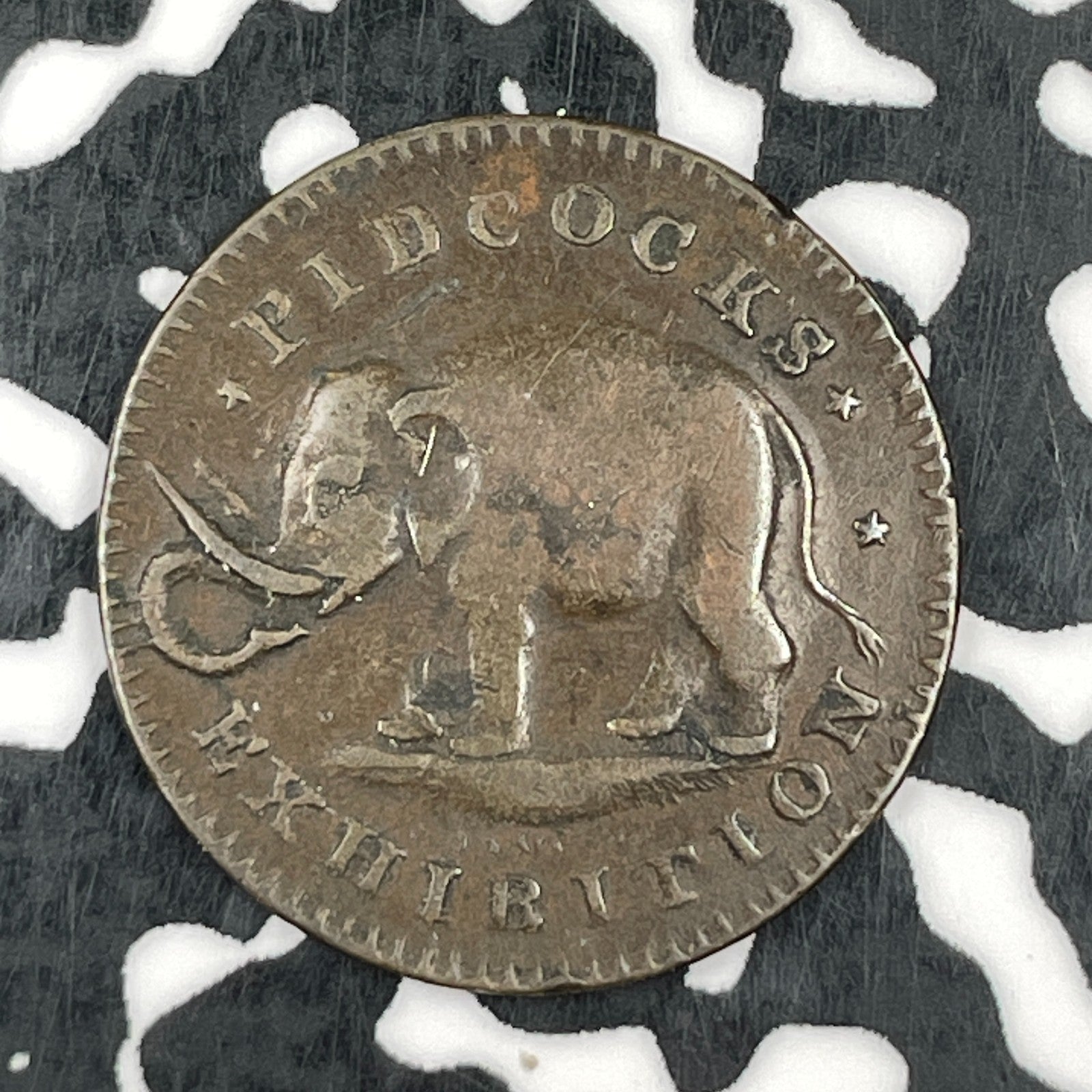 (1790s) G.B. Middlesex London Pidcocks Conder Farthing Token Lot#JM1456 DH#1064