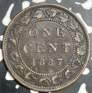1887 Canada Large Cent Lot#T9355 Nice!