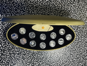 1999 Canada New Millennium 12x Coin Proof Set Lot#B2698 Silver! With Case