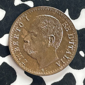 1899-R Italy 1 Centesimo Lot#T7606 High Grade! Beautiful!