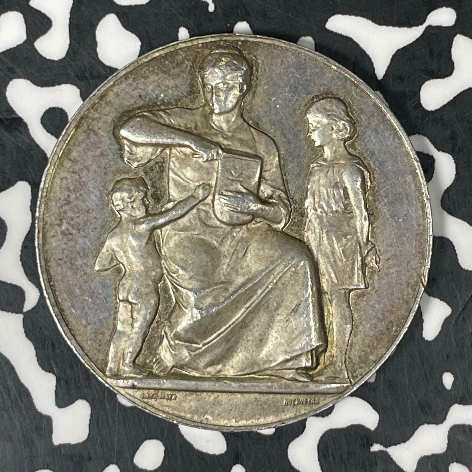 1915 Germany Hunger Relief Medal By Lauer Lot#JM0605 Silver! Zetz.#5008, 33mm