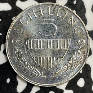 1965 Austria 5 Schilling Lot#E5443 Proof!