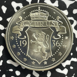 1936 Cyprus Edward VIII Fantasy Crown Lot#C0071 KM#XM1A