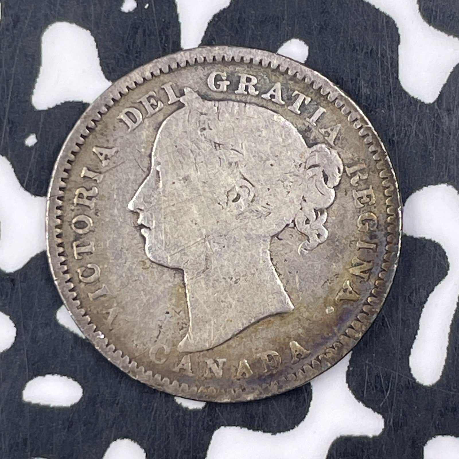 1901 Canada 10 Cents Lot#F4714 Silver!