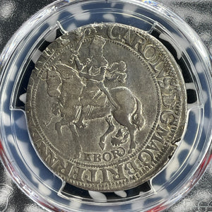 (1643-44) G.B. Charles I 1/2 Crown PCGS XF45 Lot#G942 Silver! Very Scarce!