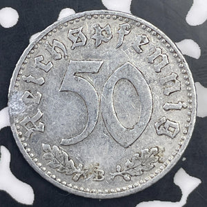 1939-B Germany 50 Pfennig Lot#C1324
