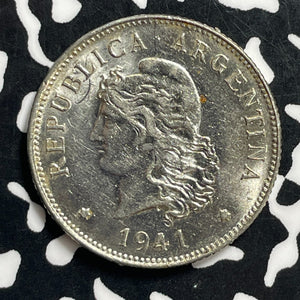 1941 Argentina 50 Centavos Lot#C0478 Nice!