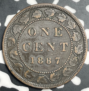 1887 Canada Large Cent Lot#T9354 Nice!
