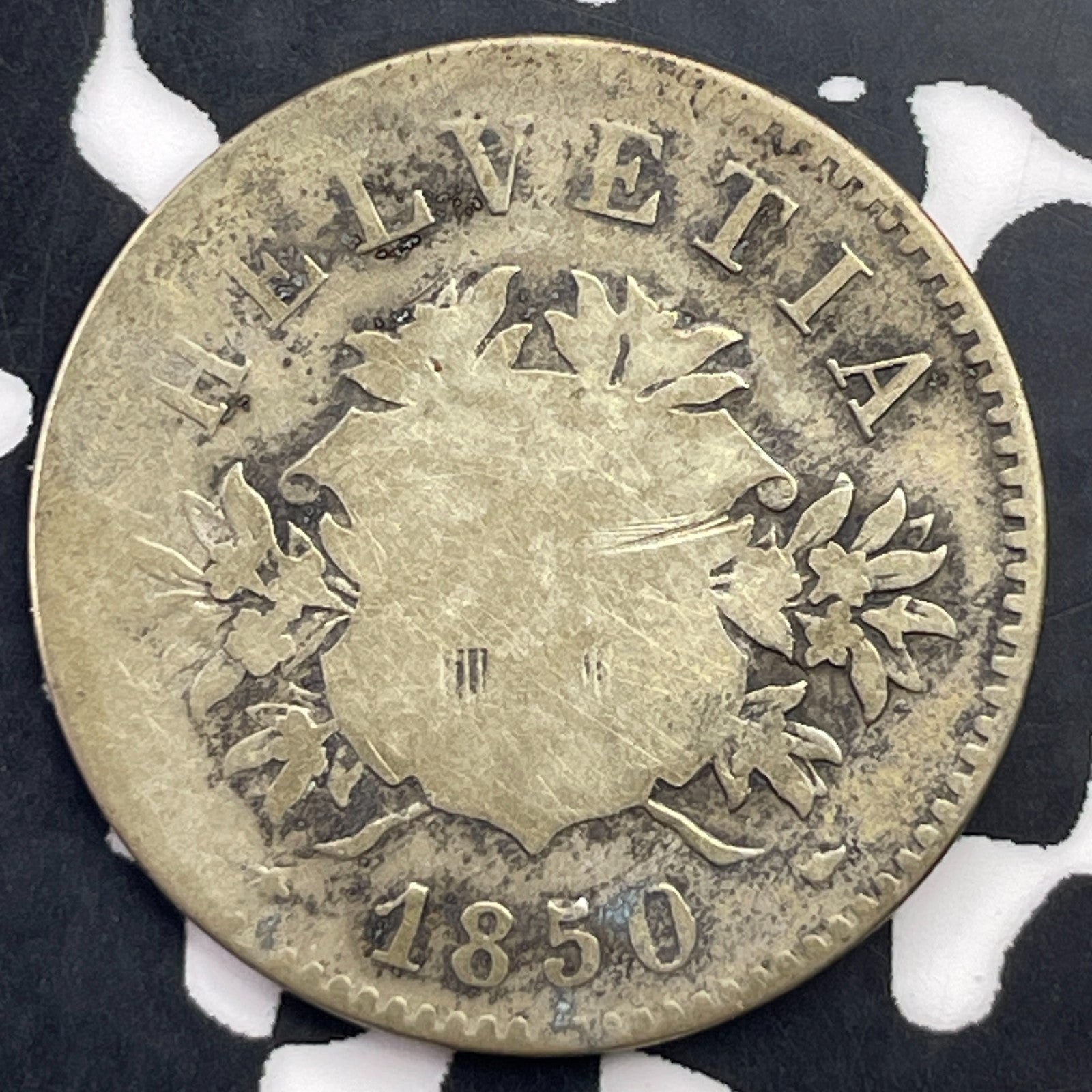 1850-BB Switzerland 20 Rappen Lot#C2815
