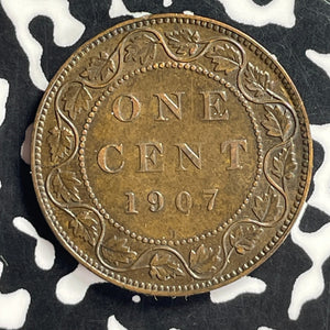 1907-H Canada Large Cent Lot#T7153 Nice! Key Date!