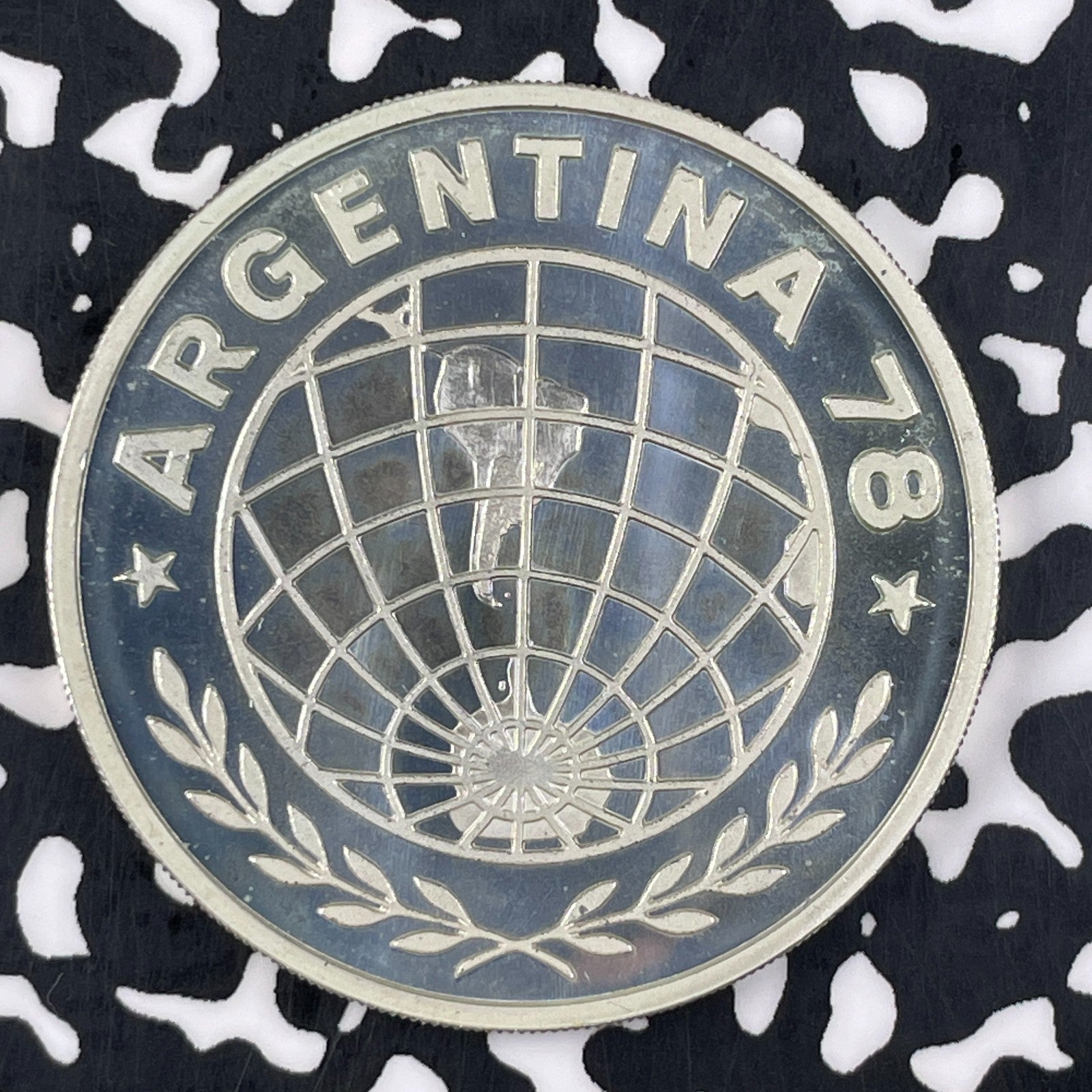 1978 Argentina World Football Championship 3000 Pesos Lot#JM1346 Silver! Proof!