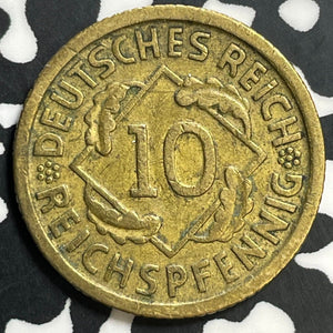 1930-D Germany 10 Pfennig Lot#E7962