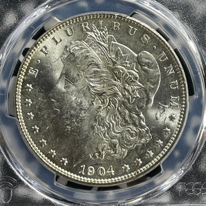 1904-O U.S. $1 Morgan Dollar PCGS MS63 Lot#G370 Silver! Choice UNC!