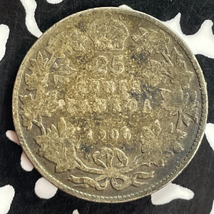 1906 Canada 25 Cents Lot#T7359 Silver!