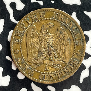 1862-A France 5 Centimes Lot#T7340
