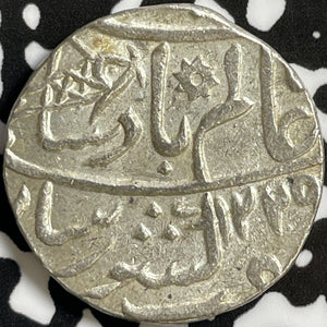 AH 1229 (1749) India Bengal Presidency 1 Rupee Lot#D6975 Silver!