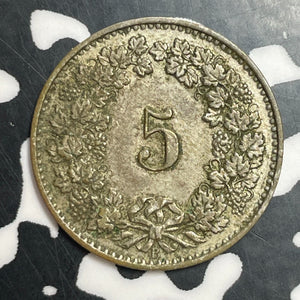 1881-B Switzerland 5 Rappen Lot#T2486 Nice!