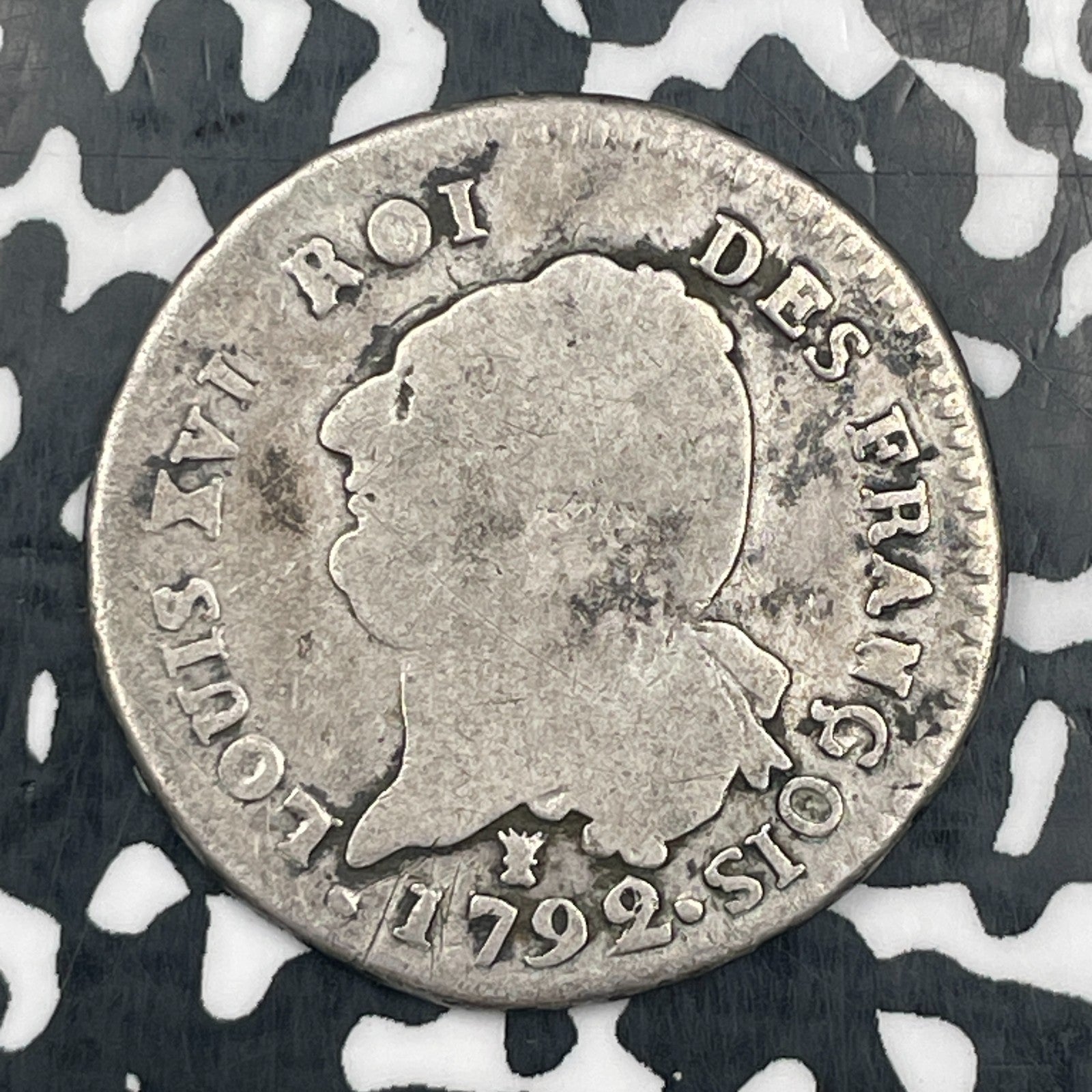 1791-I France 30 Sols Lot#N3157 Silver!