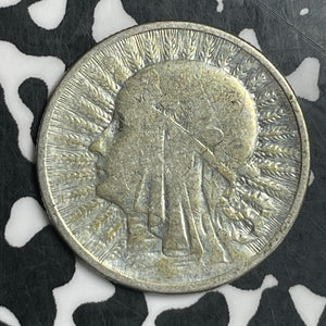 1932 Poland 2 Zlote Lot#T6732 Silver!