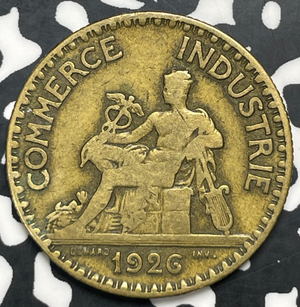 1926 France 2 Francs Lot#C0275 Better Date