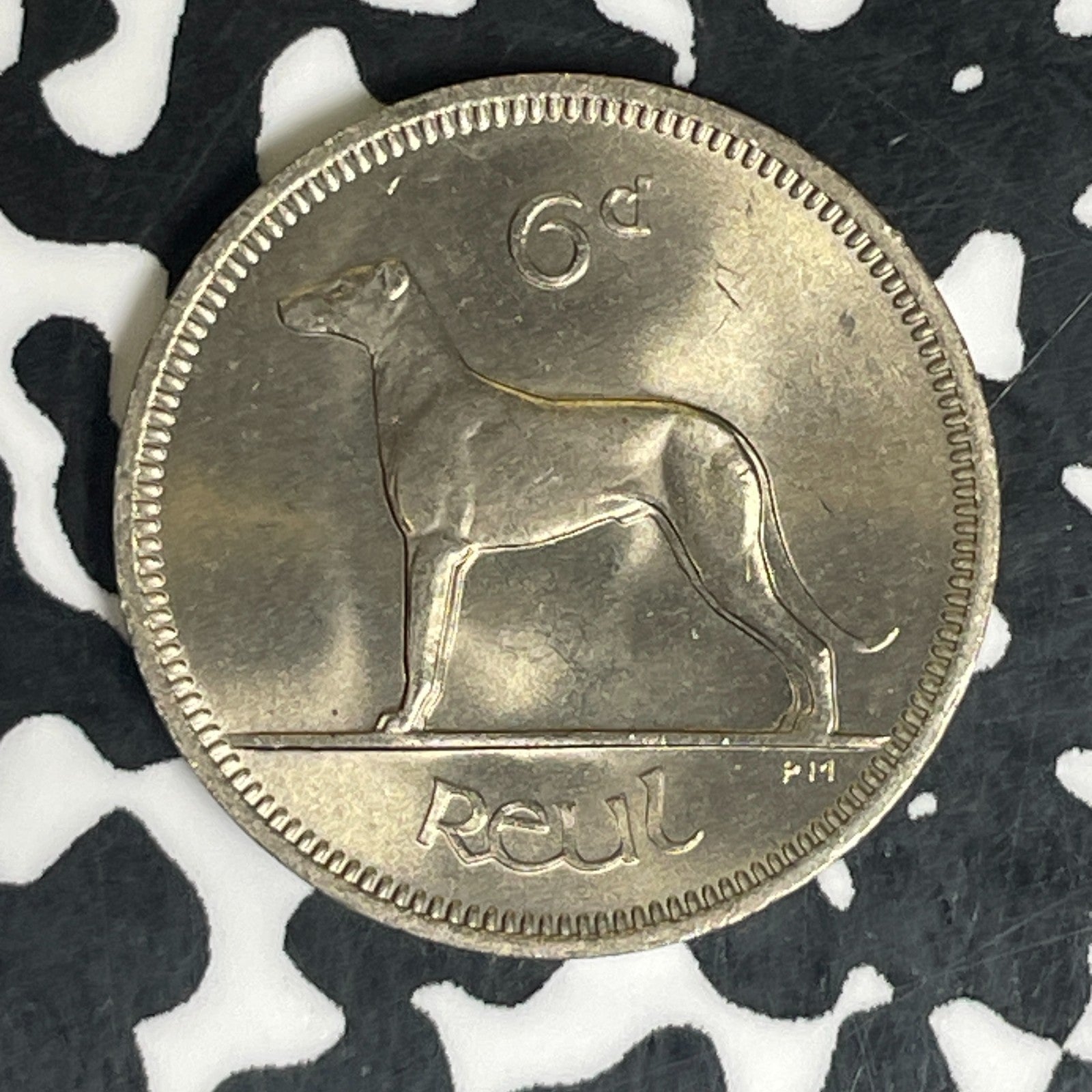 1963 Ireland 6 Pence Sixpence Lot#C6210 High Grade! Beautiful!