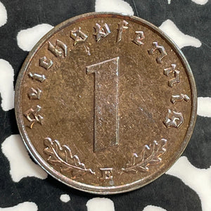 1938-E Germany 1 Pfennig Lot#E9830 High Grade! Beautiful!