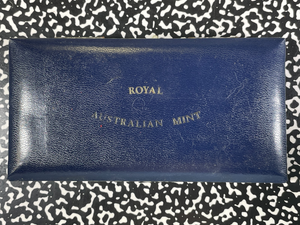 1966 Australia 6x Coin Proof Set Lot#B2606 Silver! Box Water Damaged