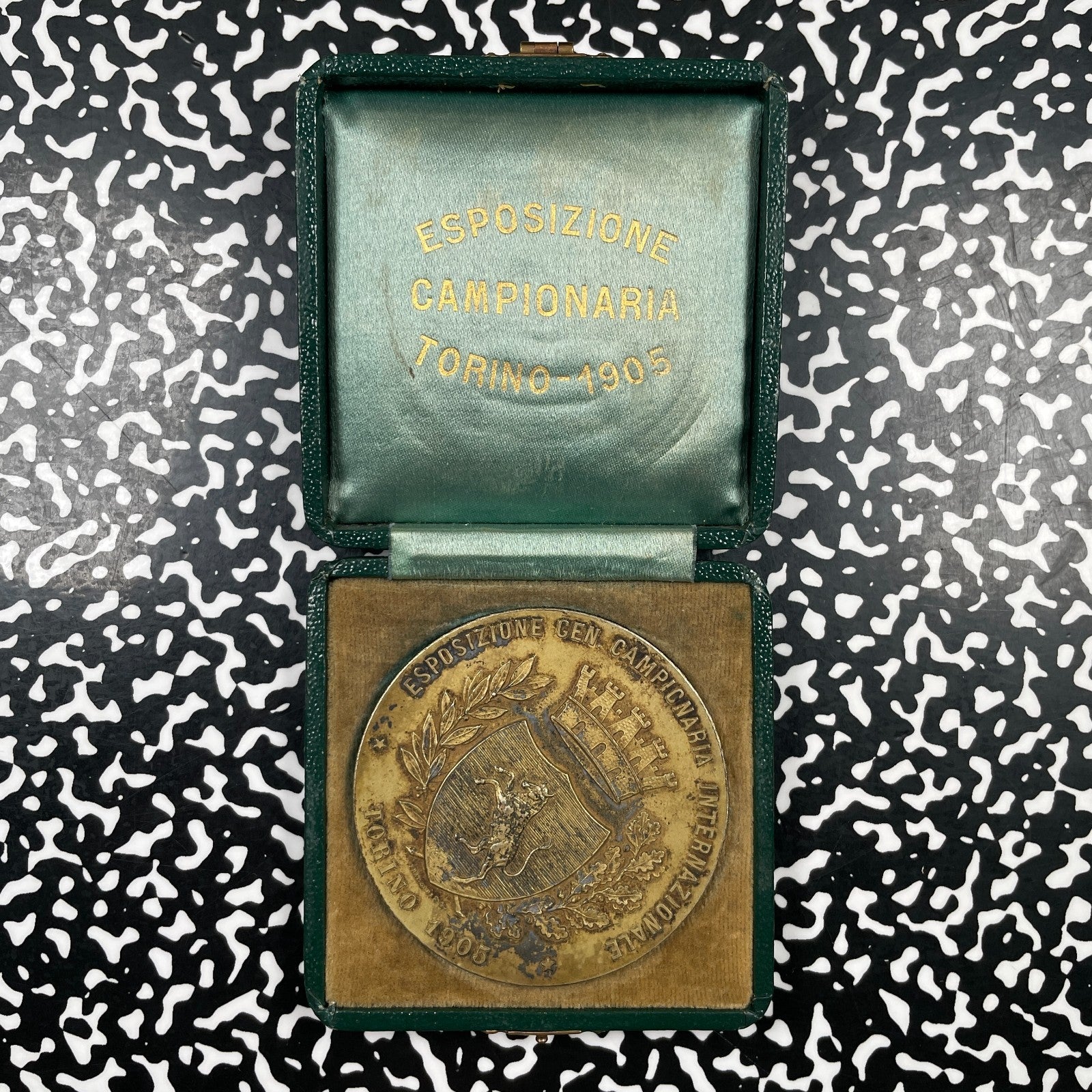 1905 Italy Torino Campionaria Exposition Medal Lot#B3519 Gilt Silver, 58mm