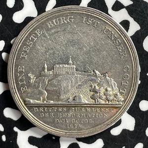 1817 Germany Prussia Martin Luther 300th Ann. Reformation Medal Lot#JM9780 30mm