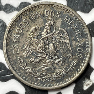 1907 Mexico 10 Centavos Lot#D7922 Silver! Nice!