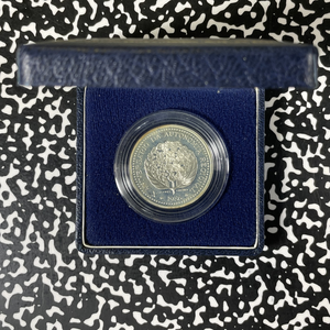 1986 Azores 100 Escudos Lot#B2751 Silver! Proof! With Case