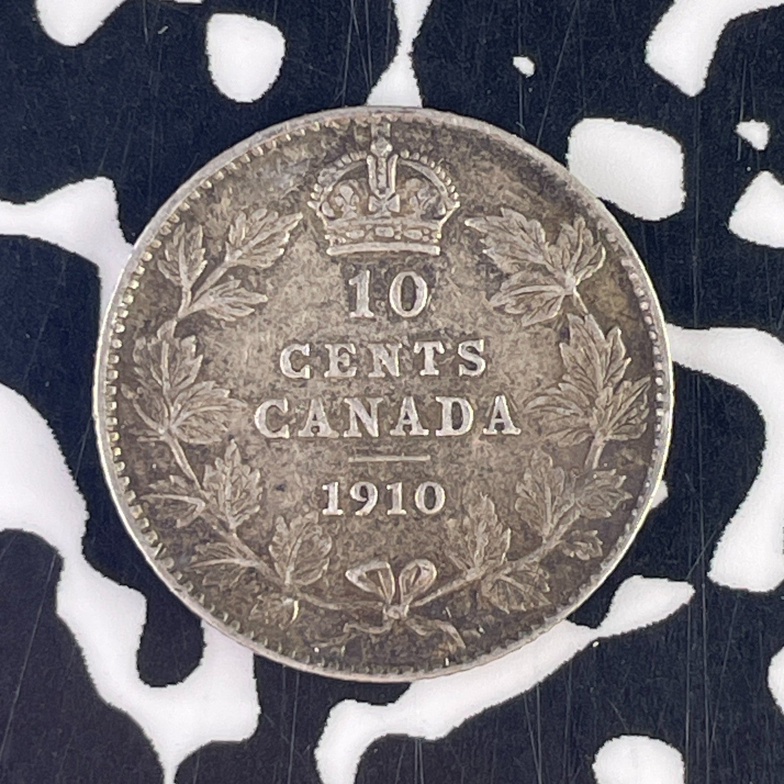 1910 Canada 10 Cents Lot#F2019 Silver!