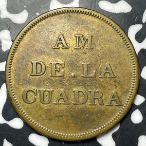 1855 Colombia 1/2 Cuartillo Token Lot#JM8268 Fonrobert-8263