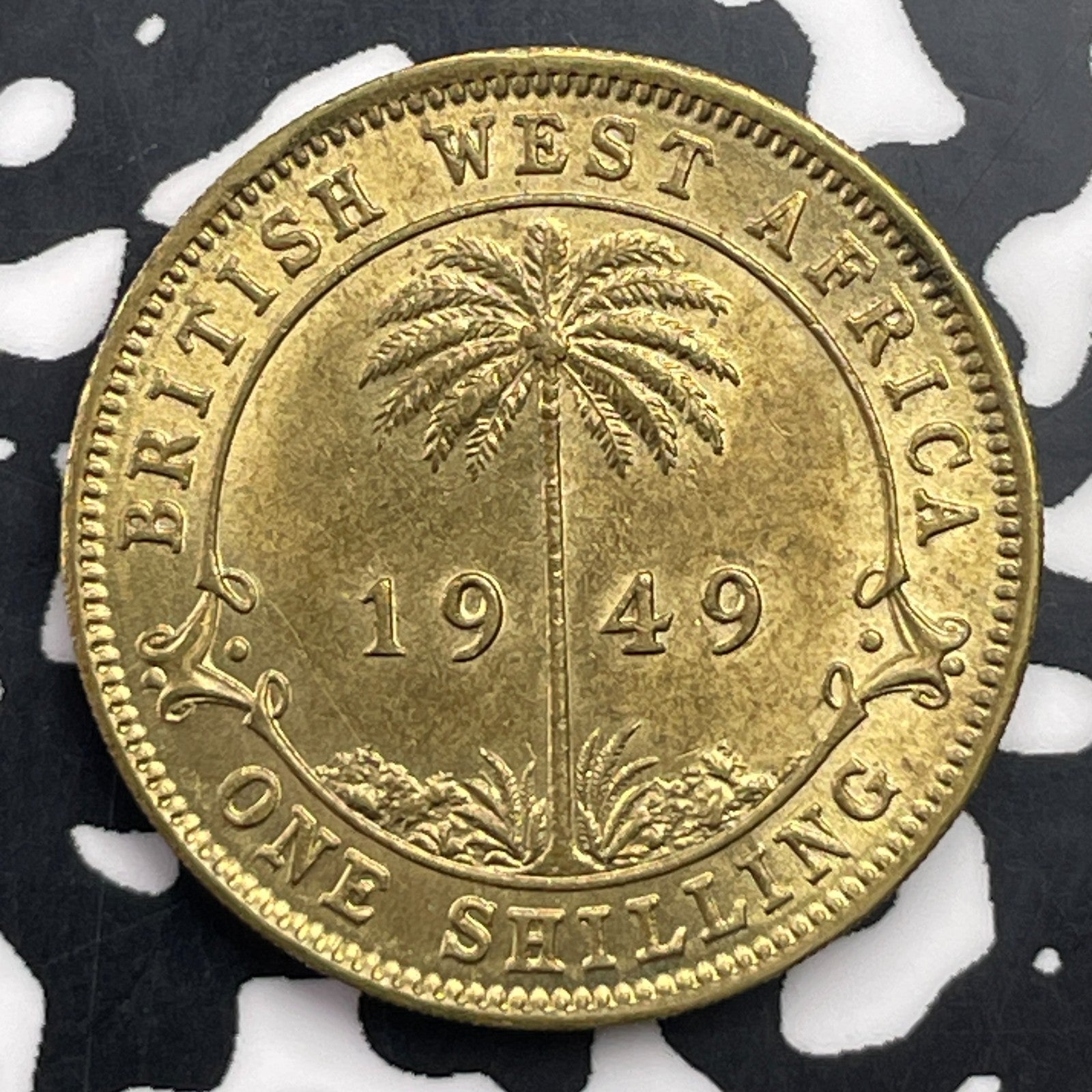 1949 British West Africa 1 Shilling Lot#C1873 High Grade! Beautiful!