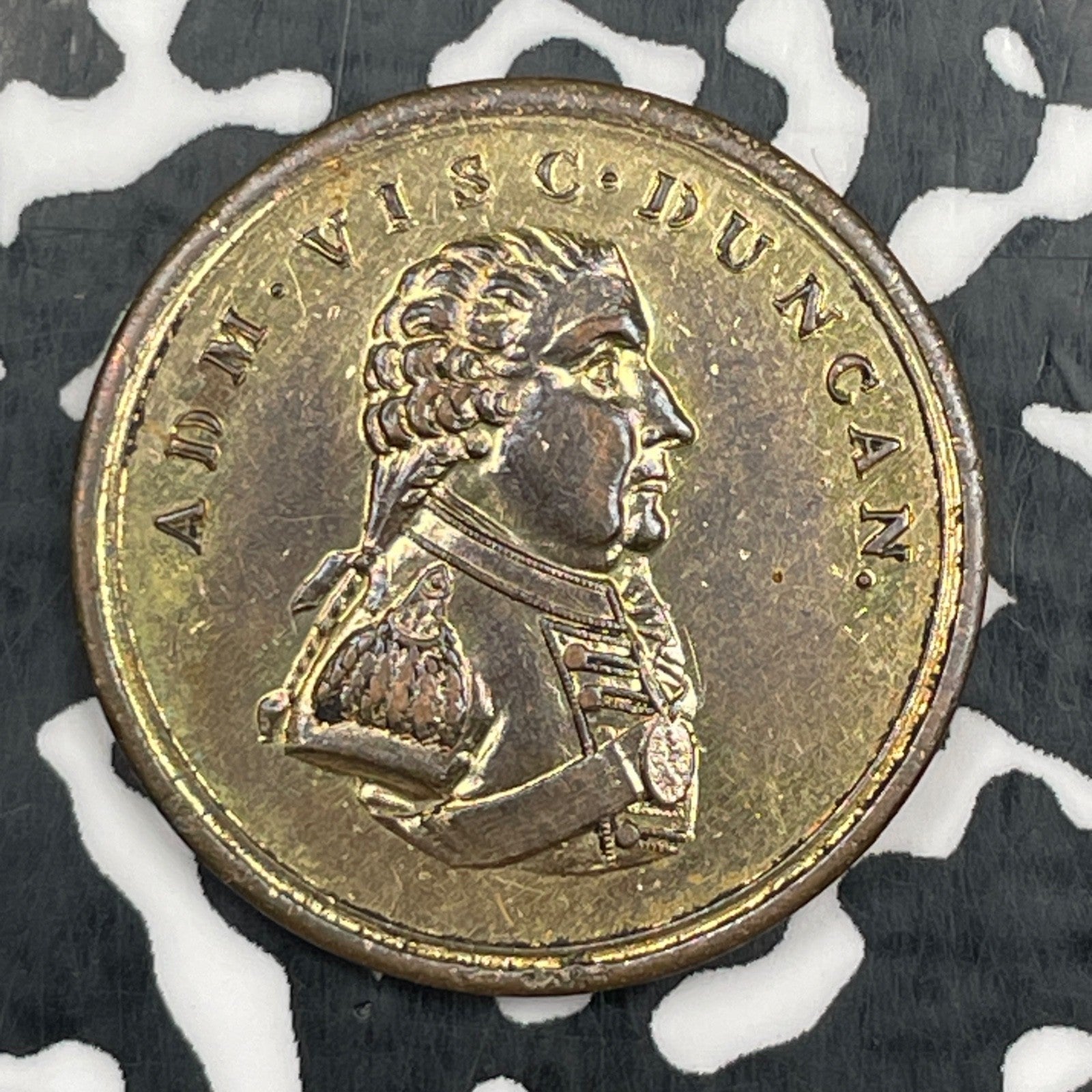 "1797" (1816) G.B. Admiral Duncan Dutch Fleet Victory Medal Lot#N3339 Mitch-6341