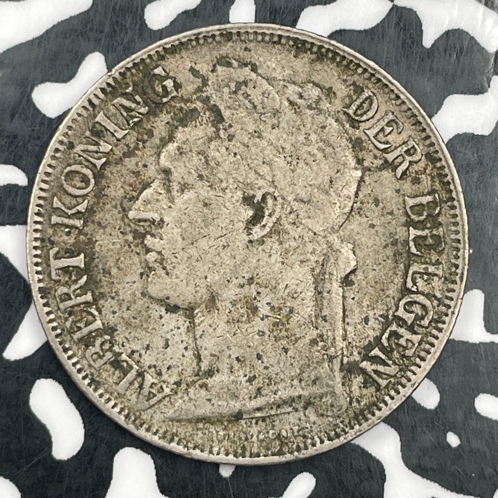 1922 Belgian Congo 1 Franc Lot#F9255