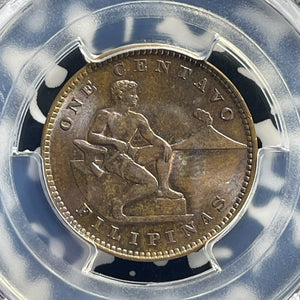 1905 U.S. Philippines 1 Centavo PCGS MS64BN Lot#G723 Choice UNC!