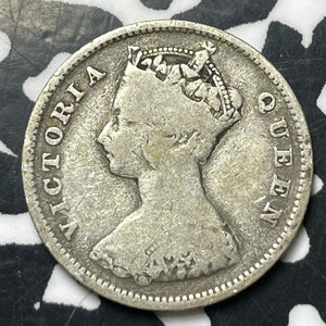 1898 Hong Kong 10 Cents (11 Available) (1 Coin Only) Silver!